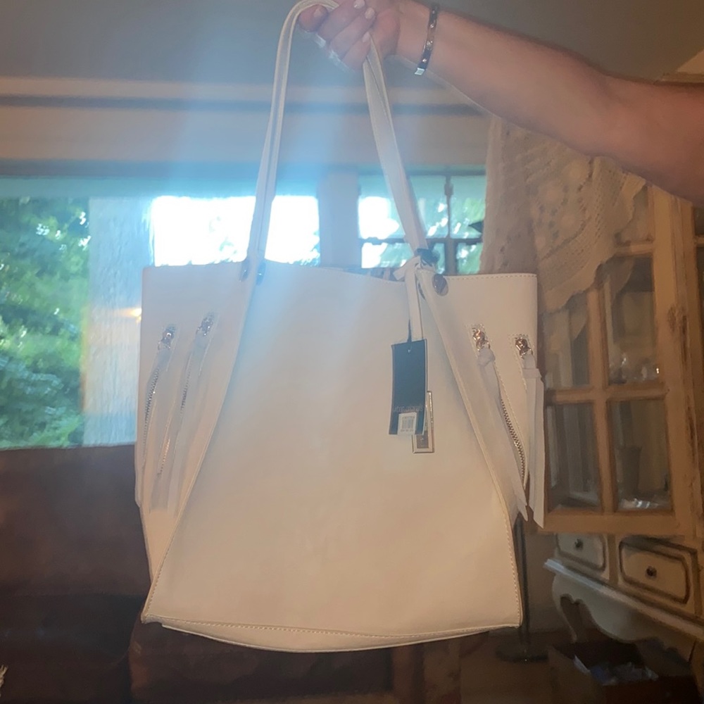 Cream tote